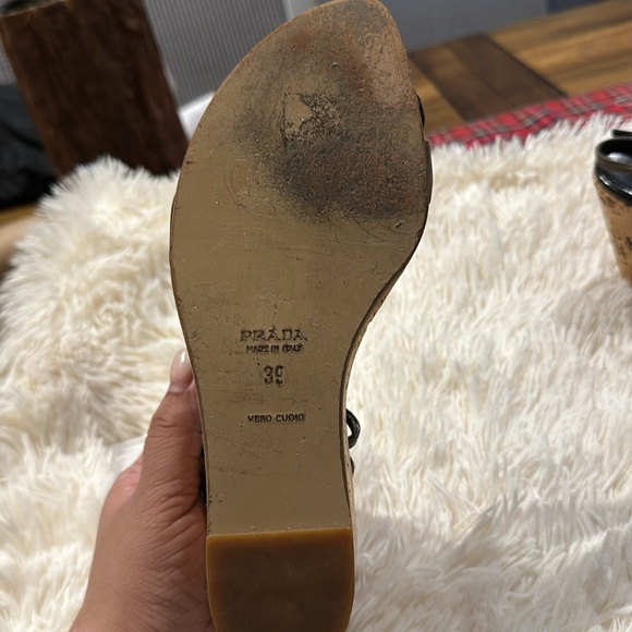 BROWN PRADA WEDGES - Picture 5 of 8